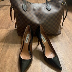 Black Patent Leather Steve Madden Stilletos